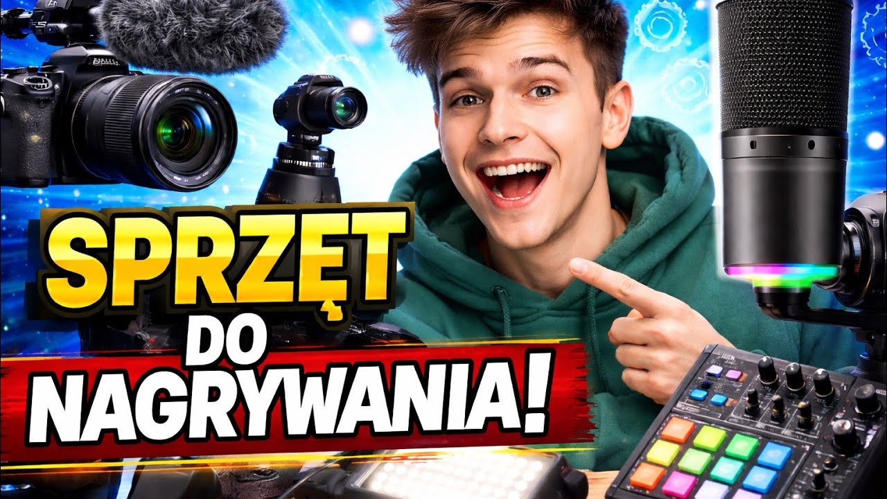 Rzeczy do nagrywania filmów dla moich widzów.