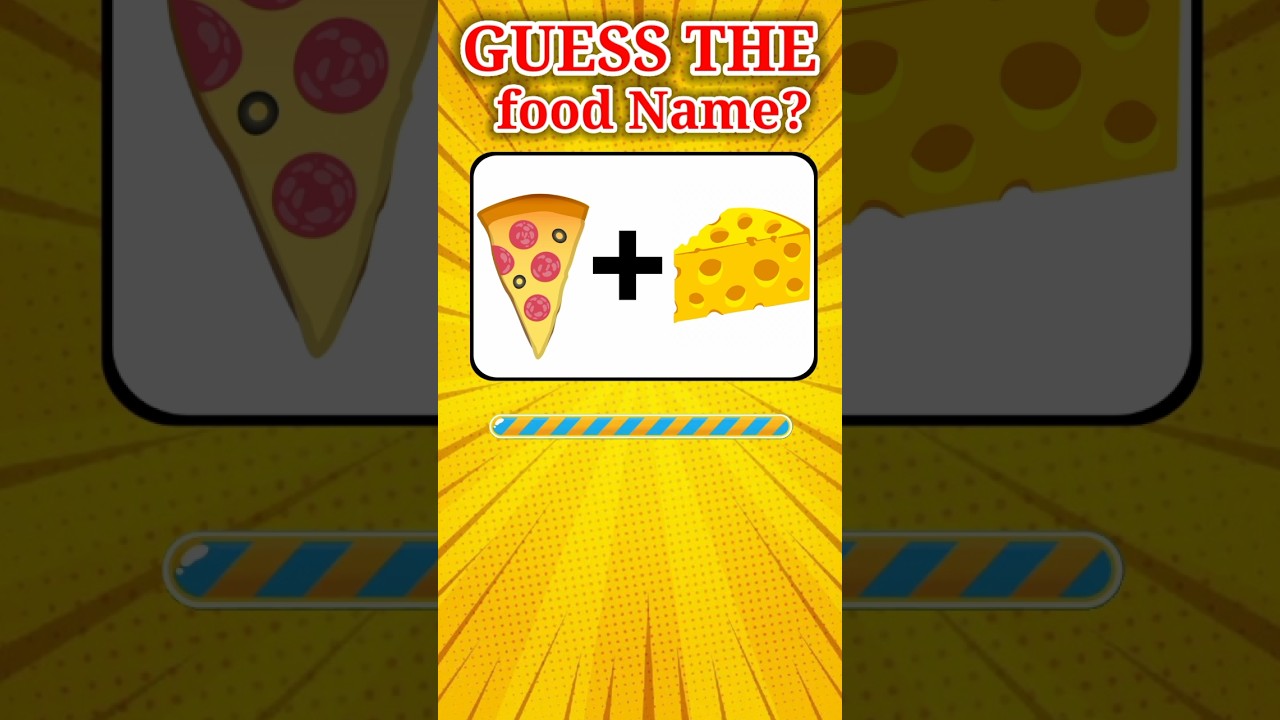 Guess The Food Name 🍕🧀 | Only Smart People Can Answer 😱