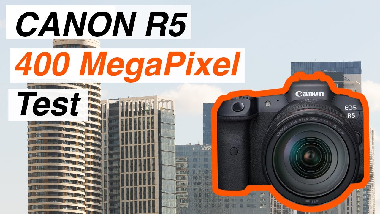 Canon R5 400 Mega Pixels VS 45mp and how to use it