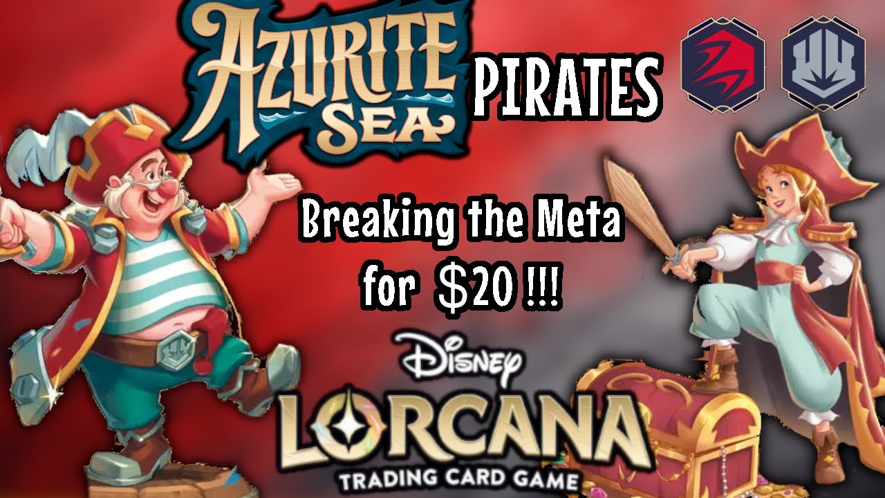 Ruby Steel Pirates - Competitive Budget Deck -Deck Tech - Azurite Seas - *GIVEAWAY* - Disney Lorcana