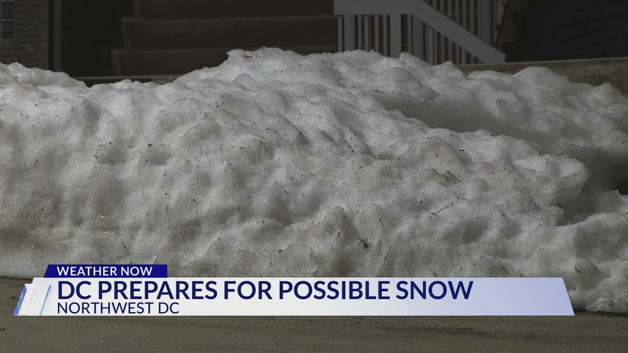 DC prepares for possible weekend snow