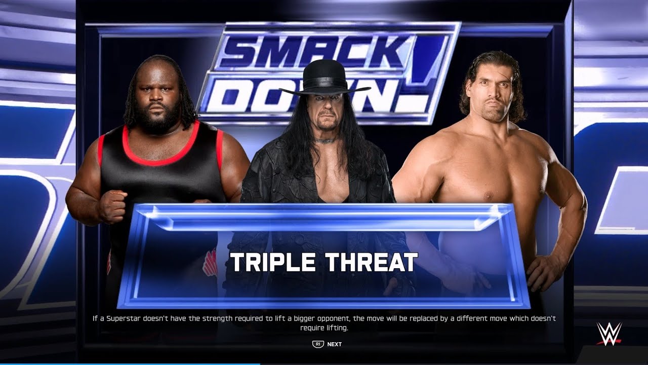 wwe2k25 언더테이커 vs 마크 헨리 vs 그레이트 칼리