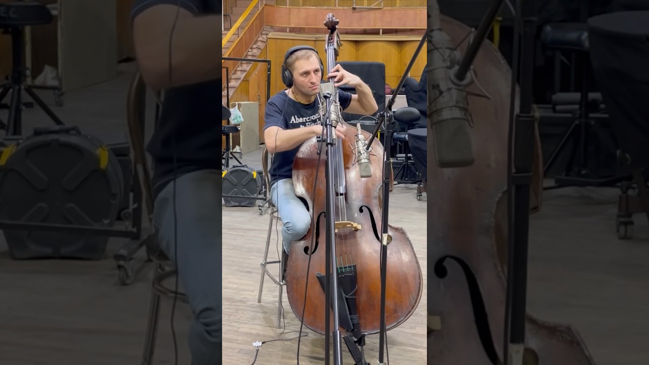 Музыка без баса, что щи без мяса! - #контрабас #bass #doublebass #contrabass #fingerstyle
