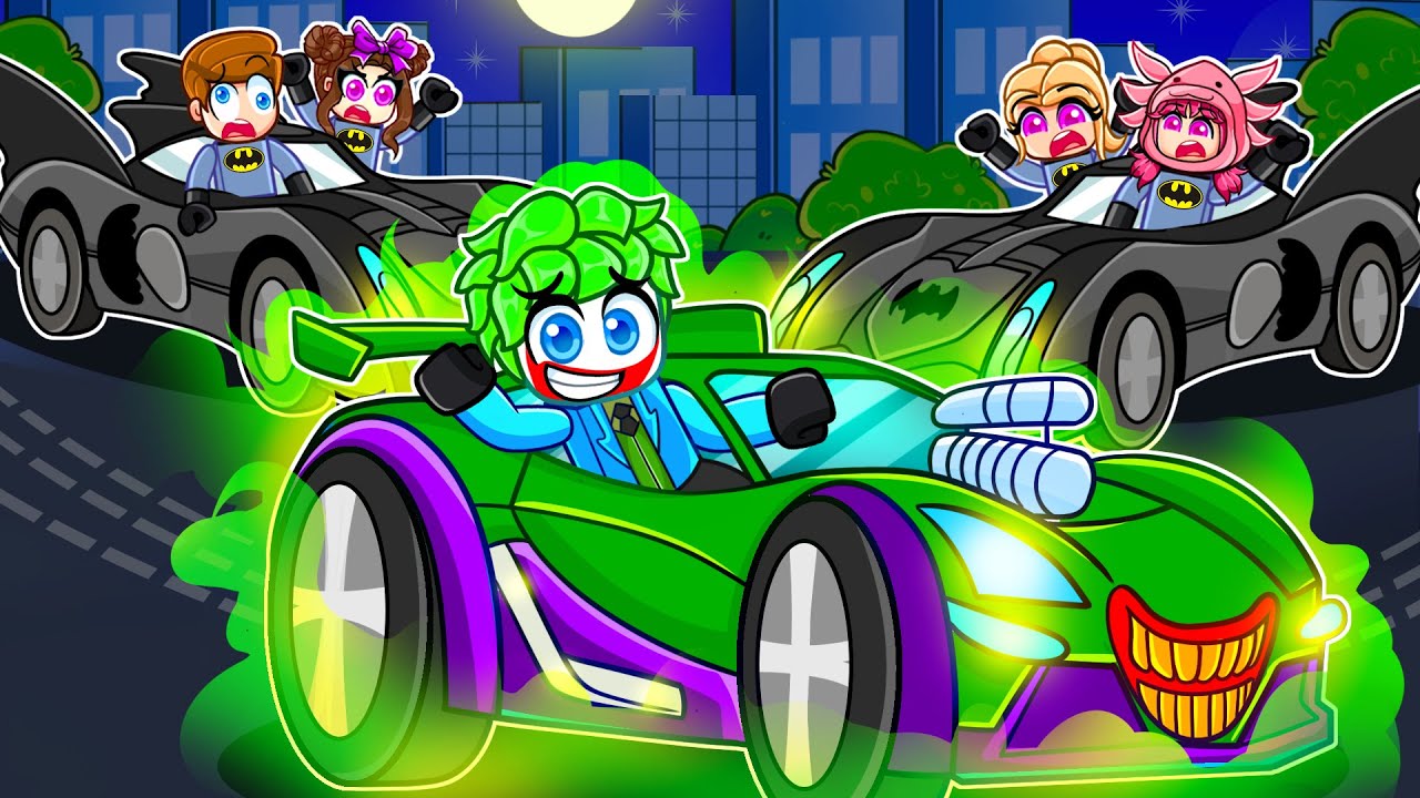 Der JOKER SPEEDRUNNER vs BATMAN HUNTER in Roblox!