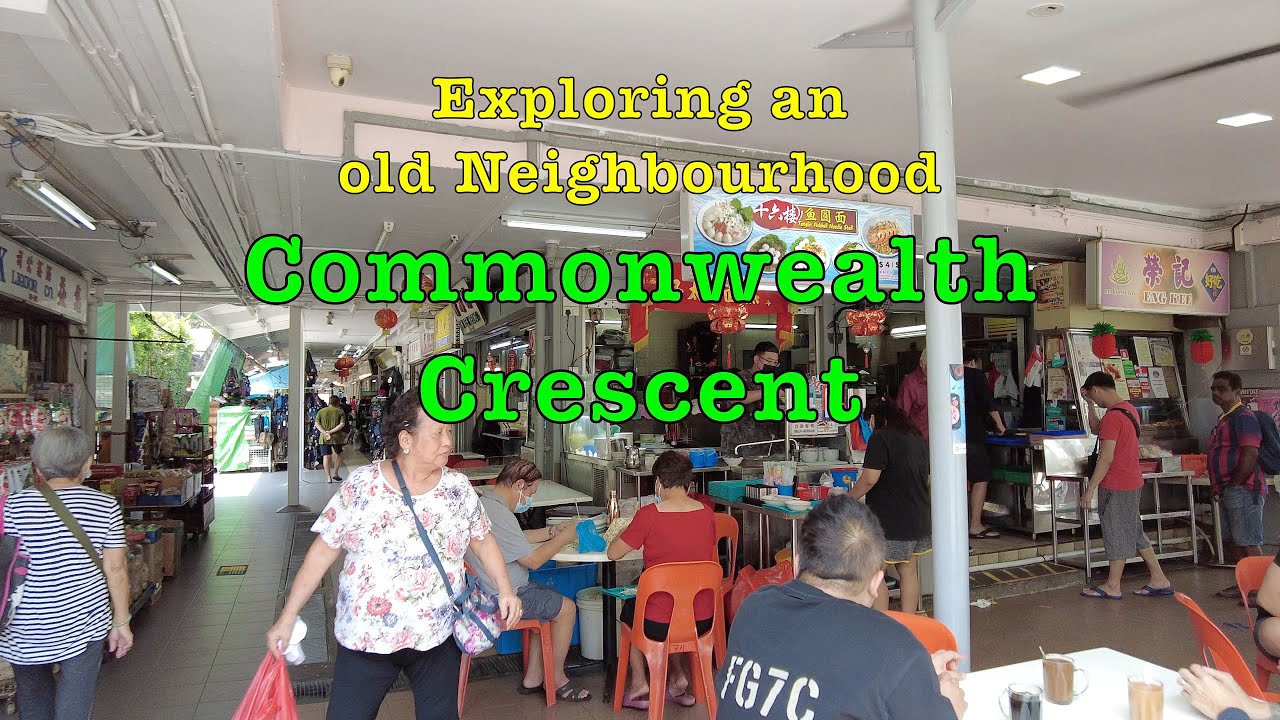 Commonwealth Crescent  Market Walking Tour 4K #walkingtour #market #hawkercentre