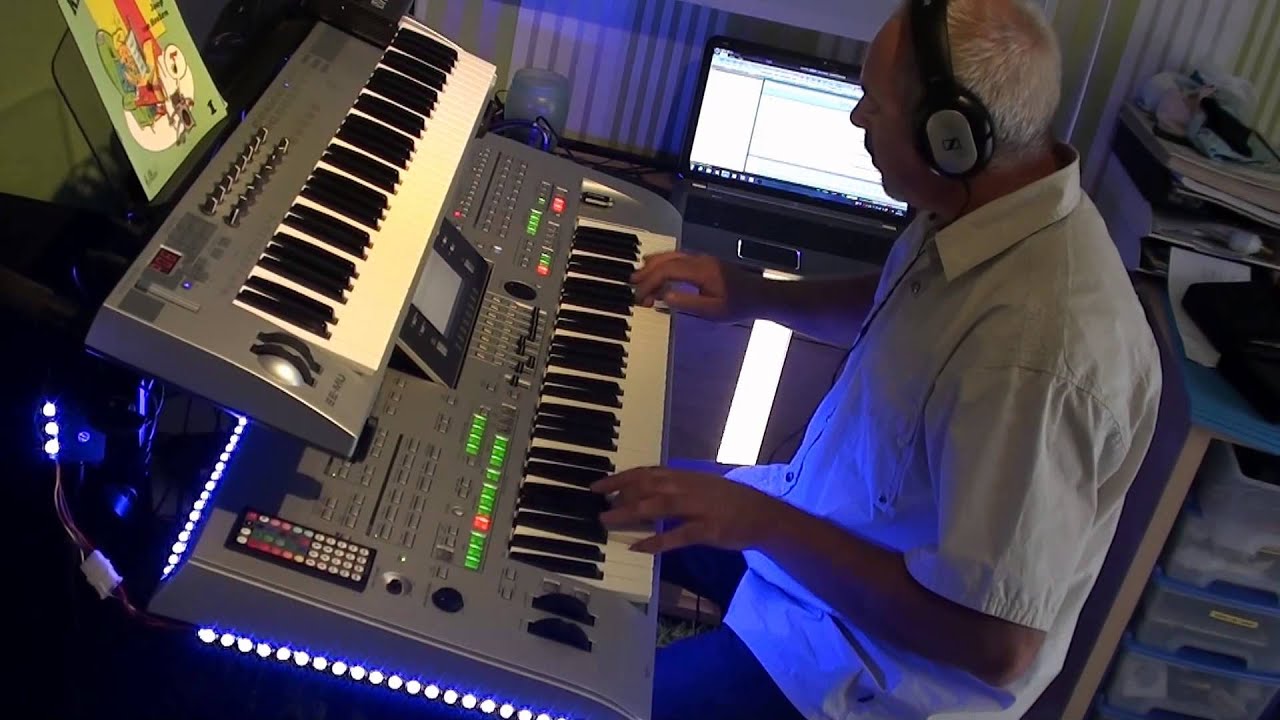 Hot Butter - Popcorn - remix COVER on Tyros 3 - VST