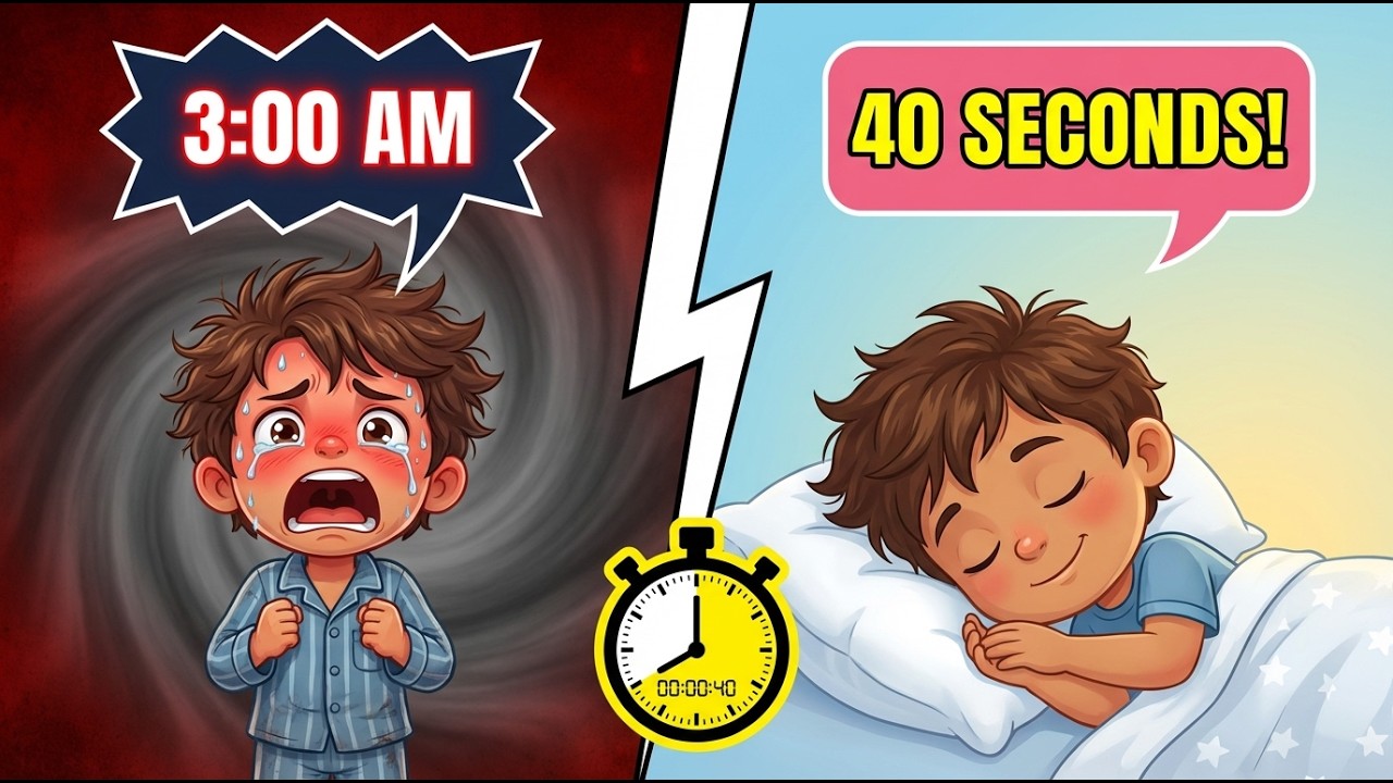 How to Put a Child to Sleep in 40 Seconds — The Method That's Going Viral