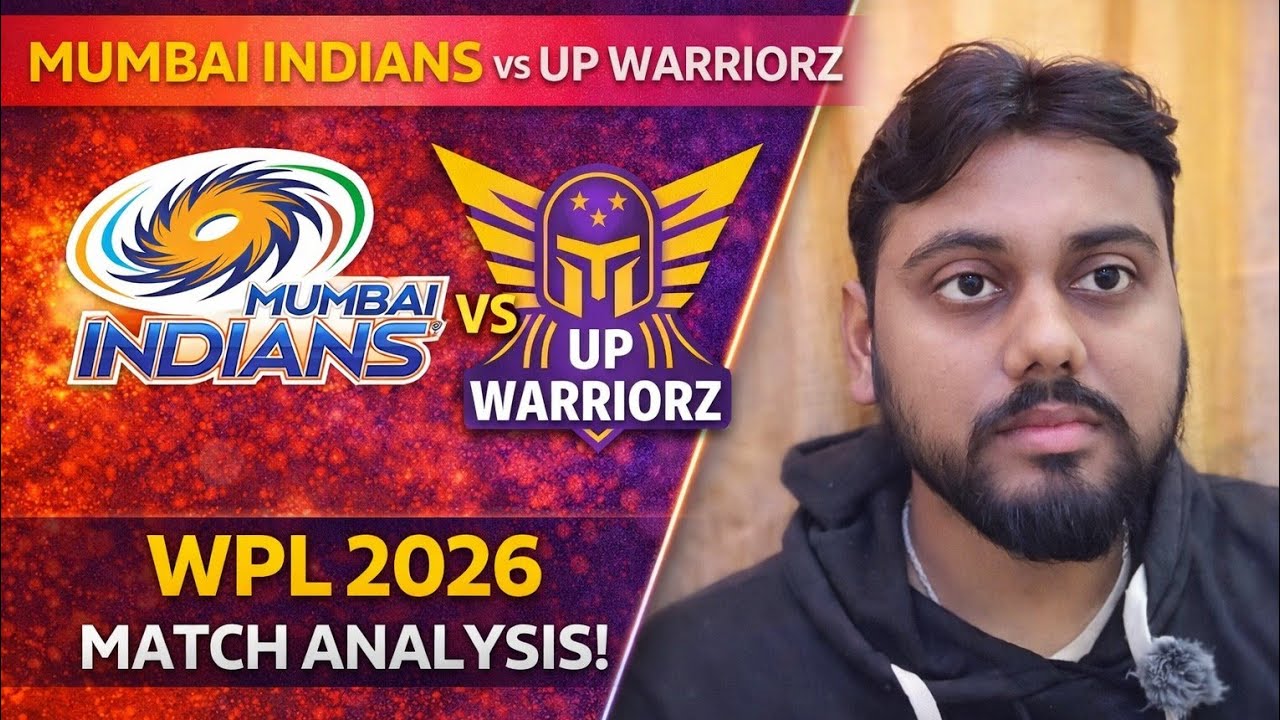 MI VS UP WARRIORZ | Full Analysis | Post Match Analysis of DC VS UP | #cricket #india #indvsnz #wpl 