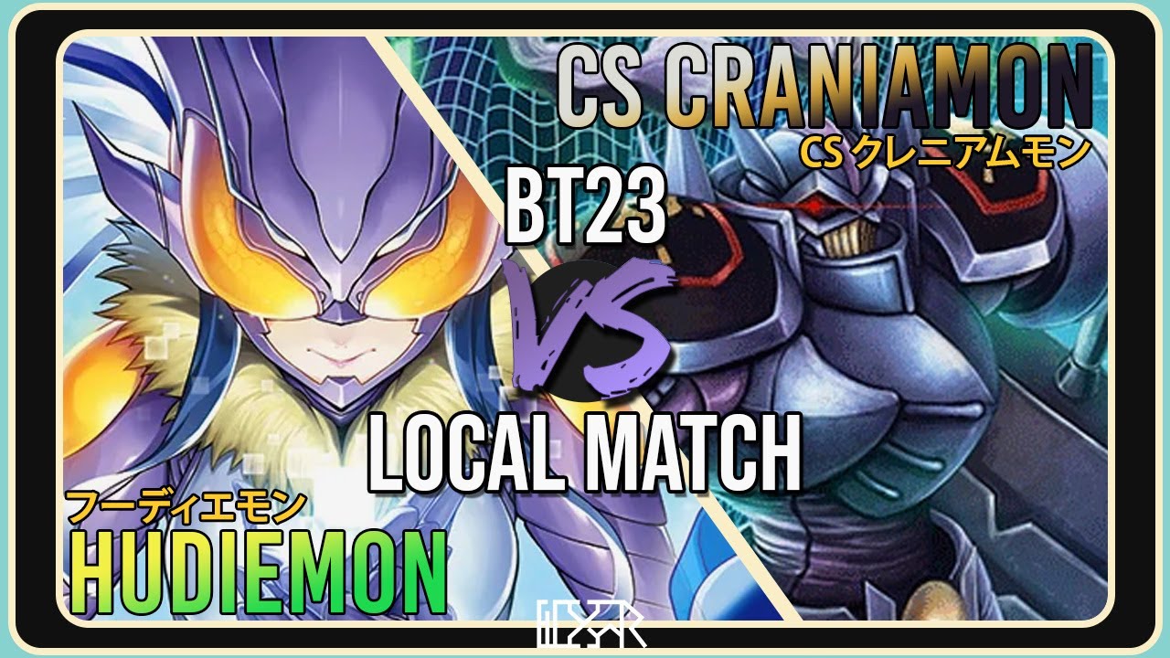 Комментарий к матчу Hudiemon против CS Craniamon [локальный матч Digimon TCG BT23]