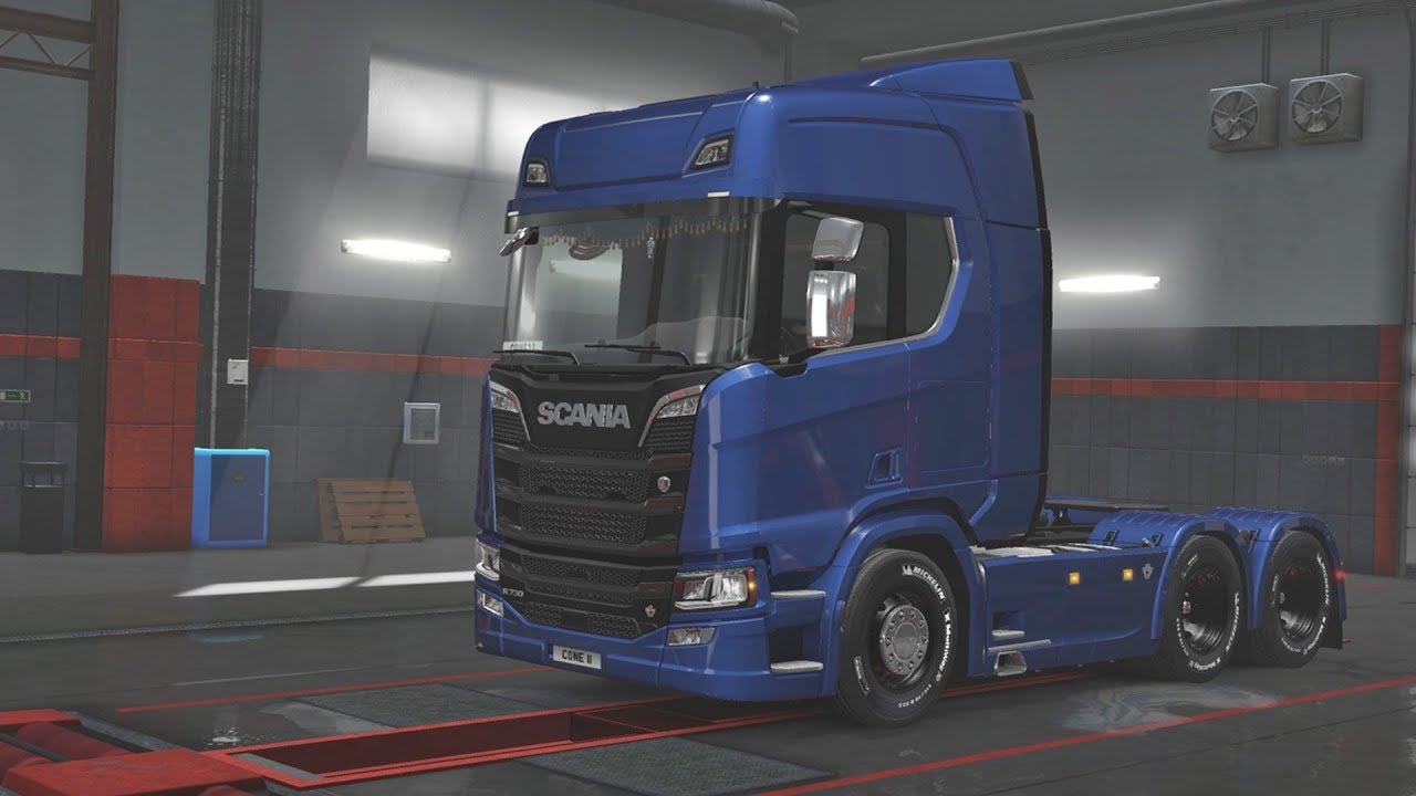 NEW Scania R Customization & Test - Euro Truck Simulator 2 NEW Generation Scania R - Scania R730