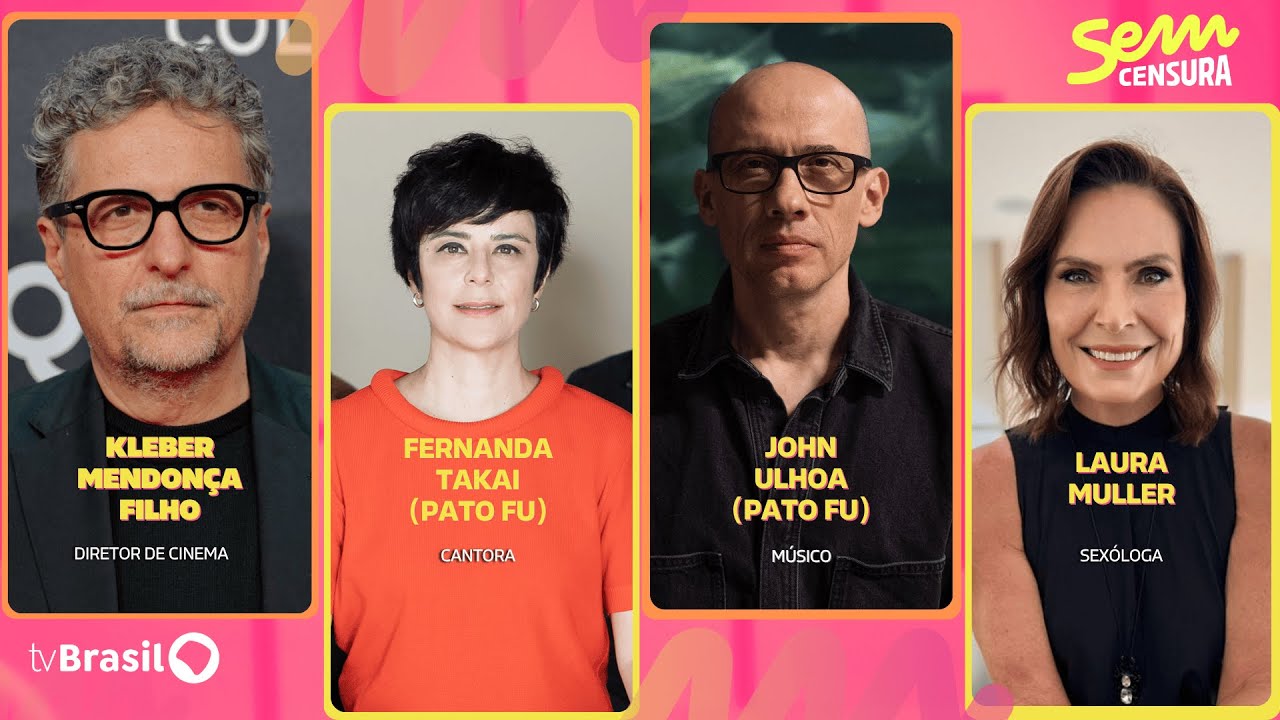 🔴 SEM CENSURA RECEBE KLEBER MENDONÇA FILHO, FERNANDA TAKAI E LAURA MULLER