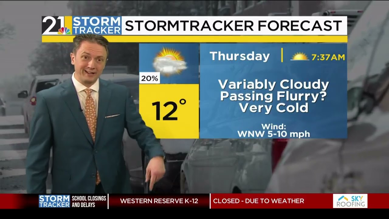 Record Cold On The Way! Wednesday Evening Storm Tracker Forecast 1/28/26