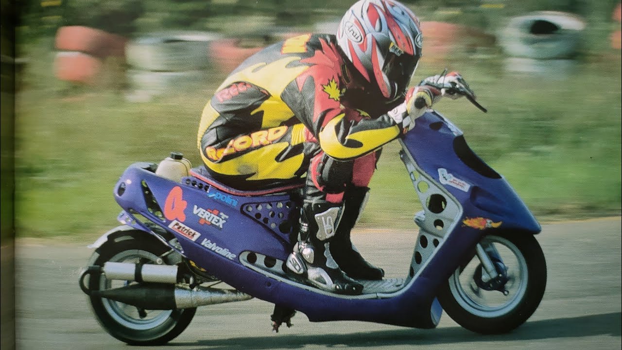 Malaguti F10 Piaggio LC Polini Evolution 70 cc dragster [Rivista Scooter Magazine feb 2003]
