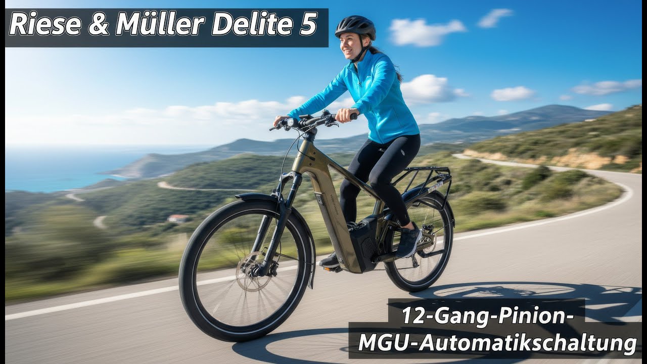 Riese & Müller Delite 5 (2025) – Luxus-E-Bike mit 12-Gang Automatik im Test! 🚴‍♂️💨