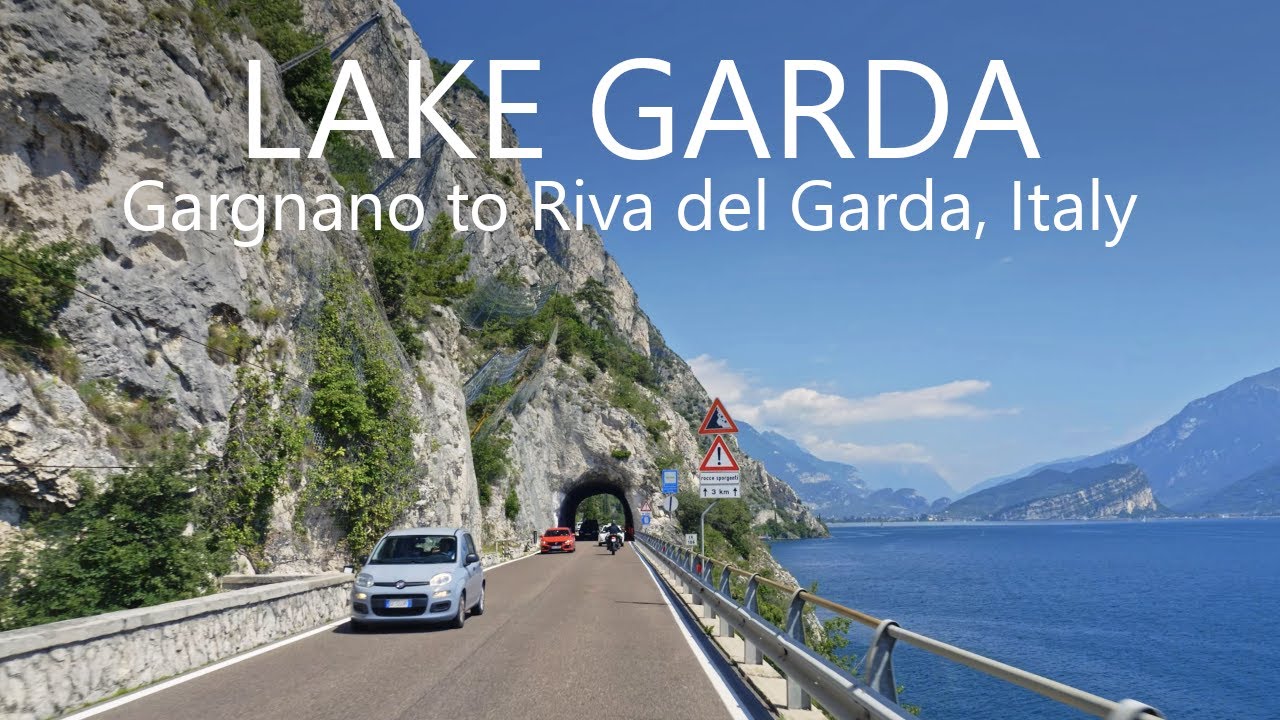 Lake Garda Scenic Drive 4K | Gargnano to Riva del Garda, Italy