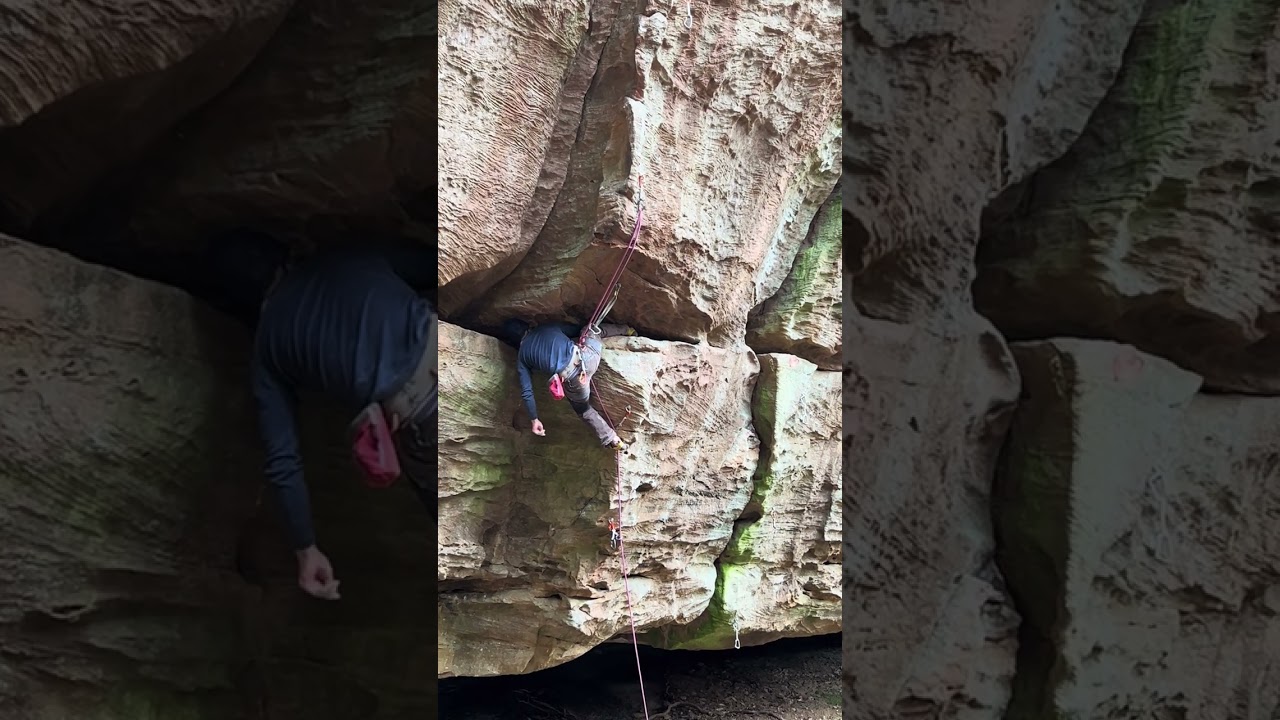 First Class 5.12d FA at Foxtown
