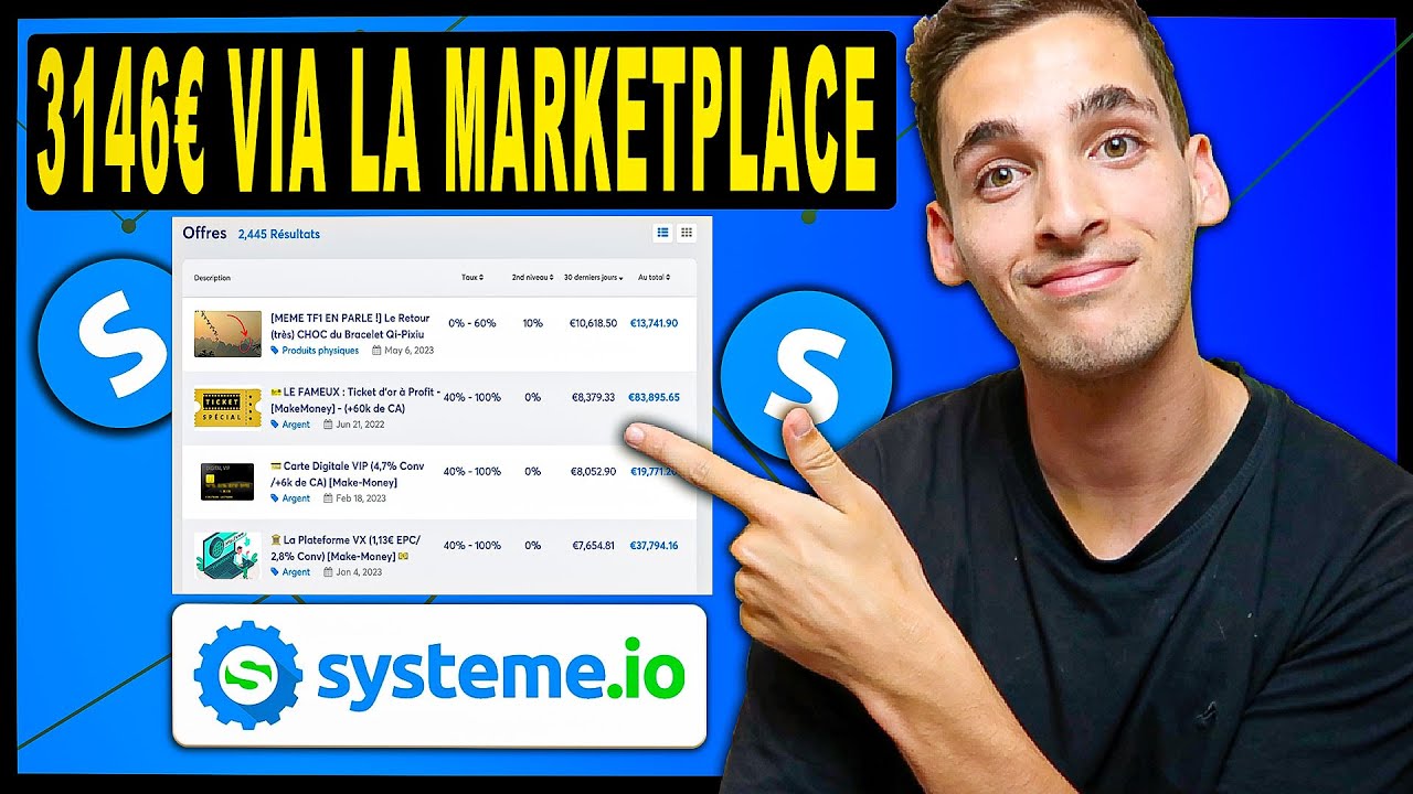 Systeme.io Affiliation Marketplace - Comment générer ses premiers revenus en affiliation en 2026