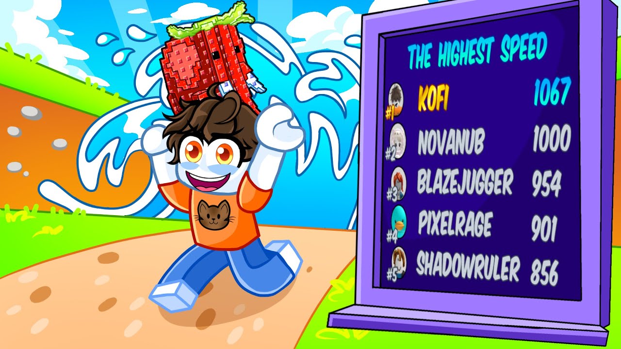 I Became the FASTEST PLAYER in Escape Tsunami For Brainrots...