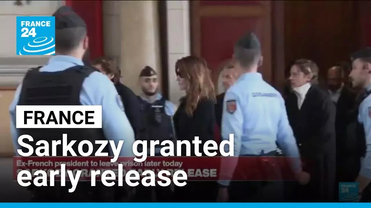 Former French president Nicolas Sarkozy granted early release &bull; FRANCE 24 English