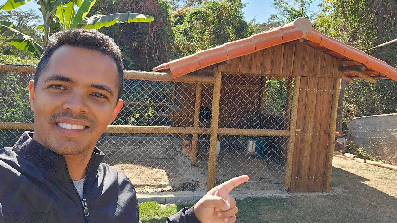 Como fizemos  o GALINHEIRO com HORTA