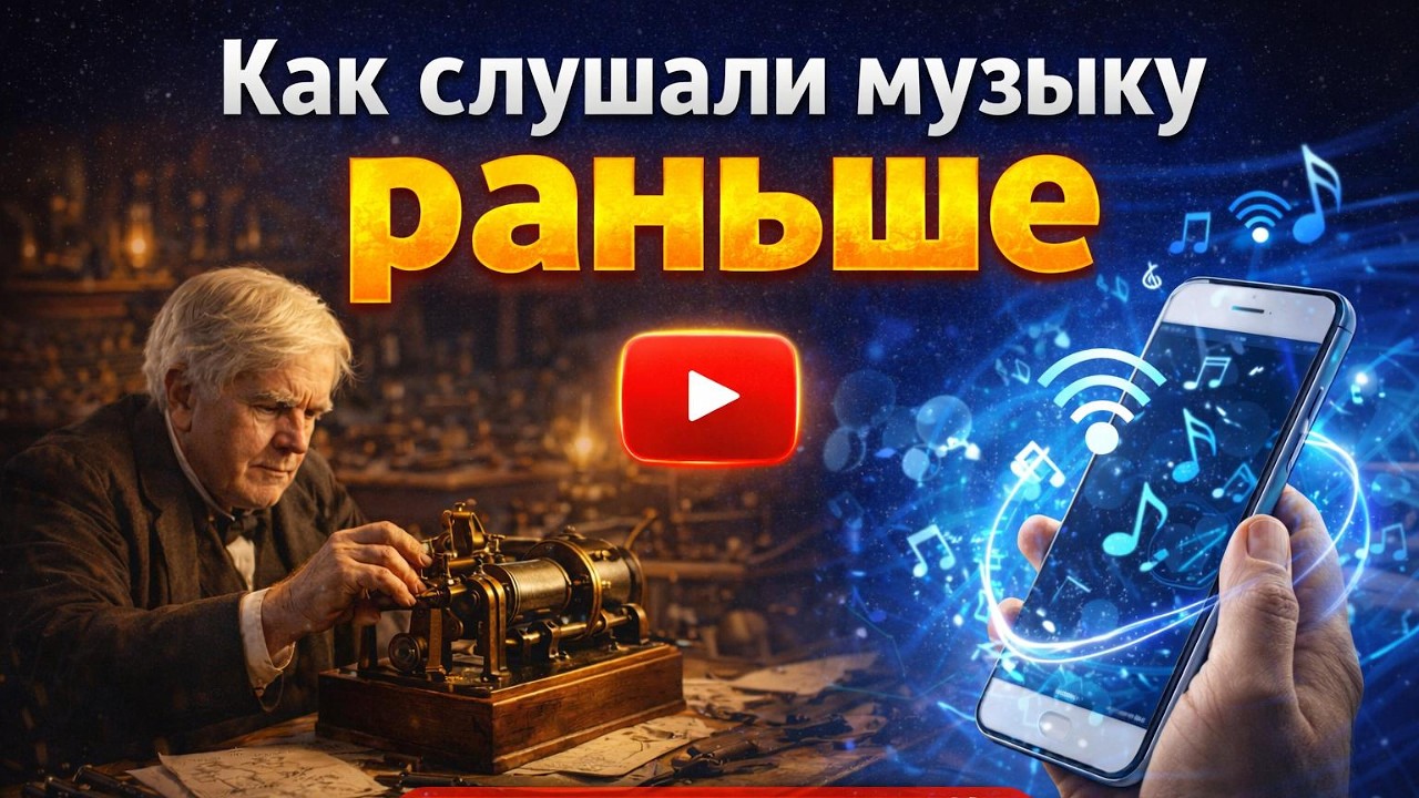 Как люди слушали музыку до технологий 🎶 #история #музыка #культура #фонограф
