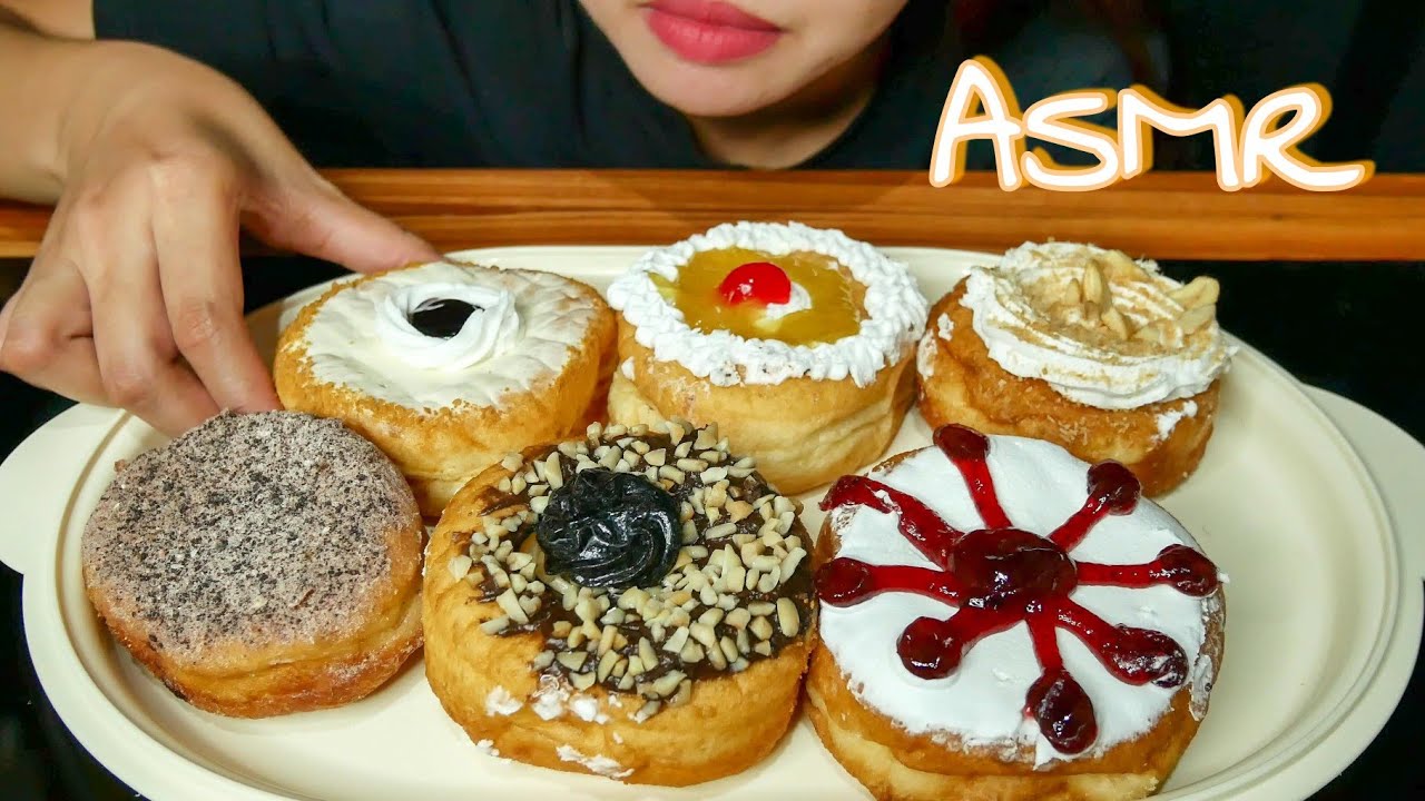 DUNKIN' PREMIUM DONUTS + Chicken Burger ~ Cravings Satisfied | ASMR (No Talking Mukbang)