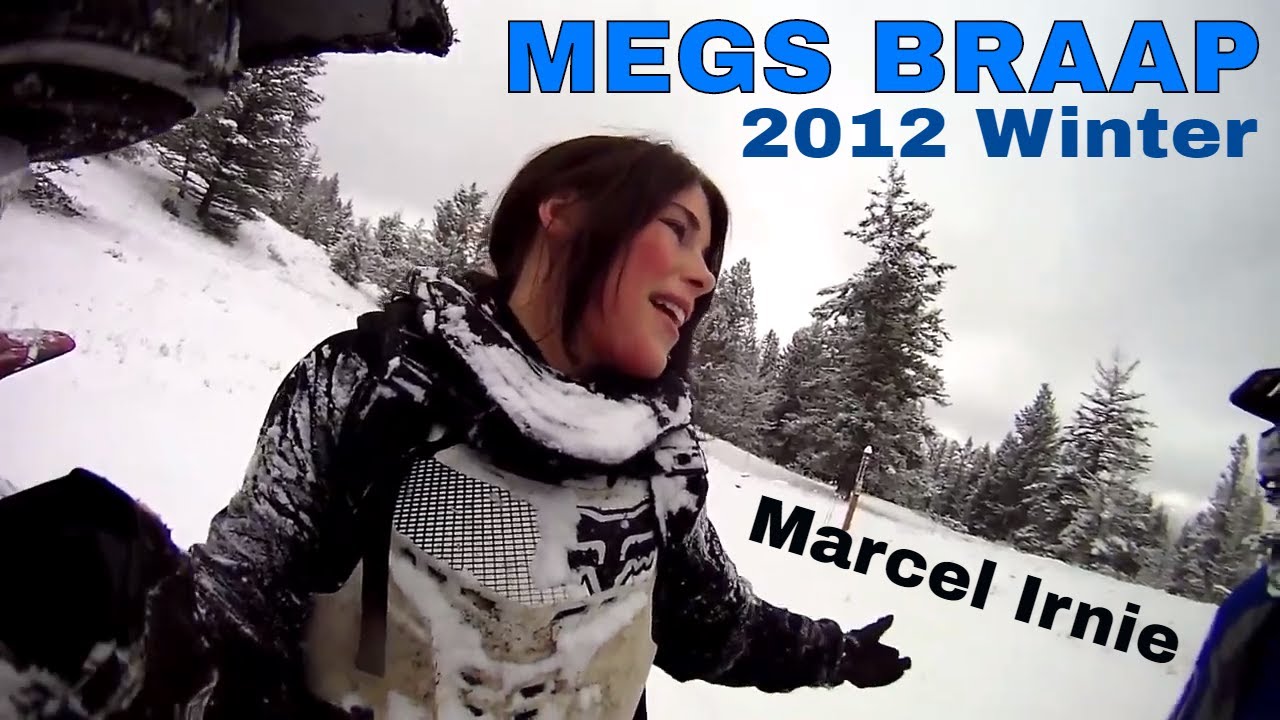 Megs Braap Dirtbiker Megan Griffiths & Pro Superbike Racer Marcel Irnie - Winter 2012 Bear Creek OHV