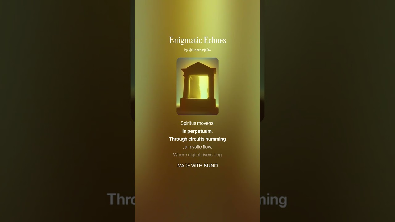 Enigmatic Echoes (Original Song)