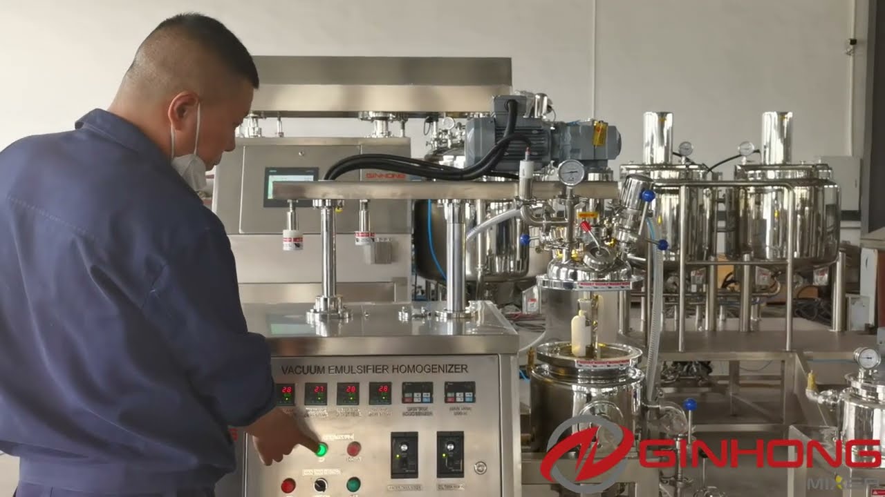 RX-5 Vacuum Homogenizer Mixer With Lifting System