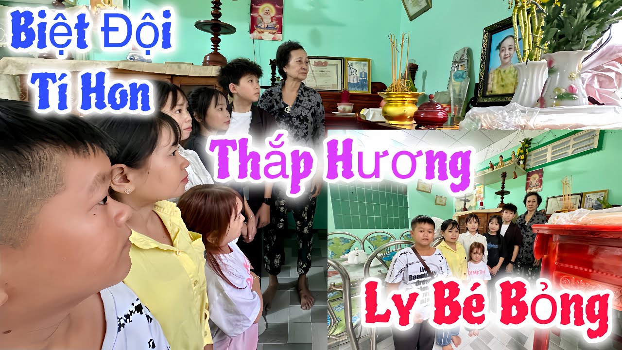 Mấy Chị Em Xúc Động Khi Xuống Thắp Hương Giỗ Giáp Năm Ly Bé Bỏng & Thăm Bà Ngoại || Vợ Chồng Bé Bỏng