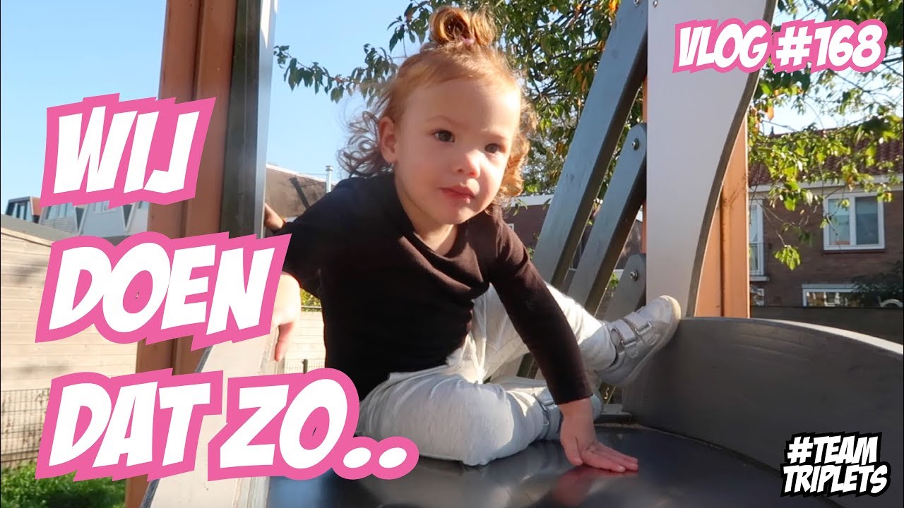 KAN EEN KIND VAN 18 MAANDEN ZELF VAN DE GLIJBAAN?! ☆ DRIELING FAMILIE VLOG #168