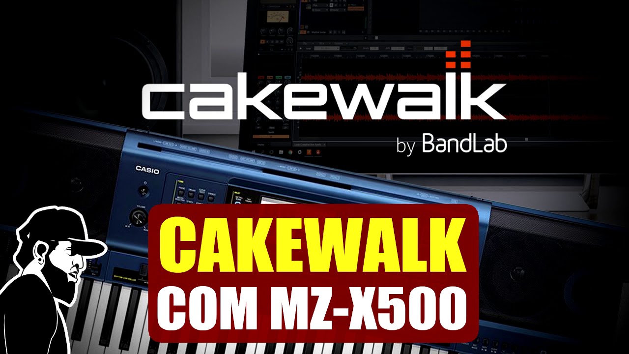 Cakewalk Bandlab (Instalar e Controlar Com MZ-X500) | Tudo Sobre Teclado Musical