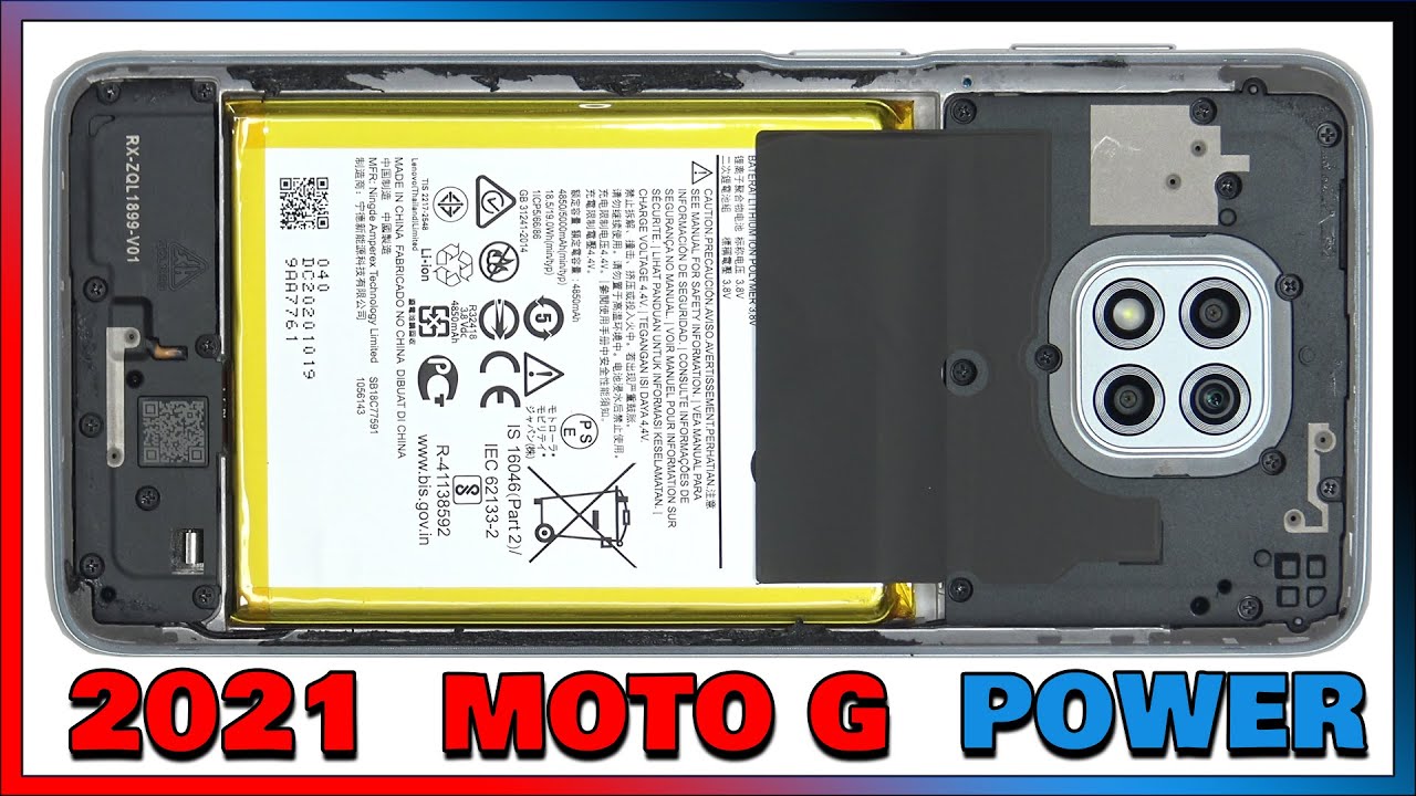Motorola Moto G Power 2021 XT2117 Disassembly Teardown Repair Video Review