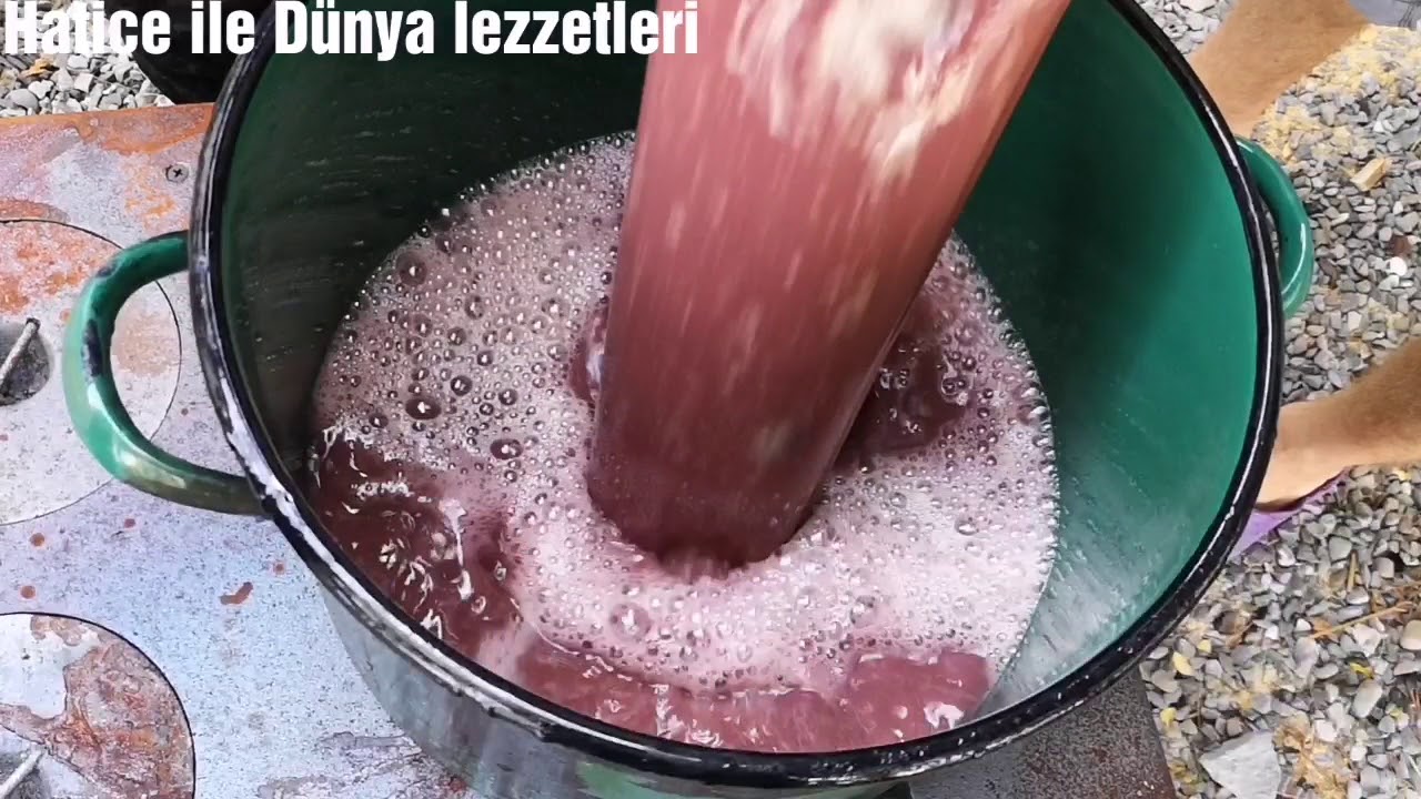 Üzüm pekmezi nasıl yapılır