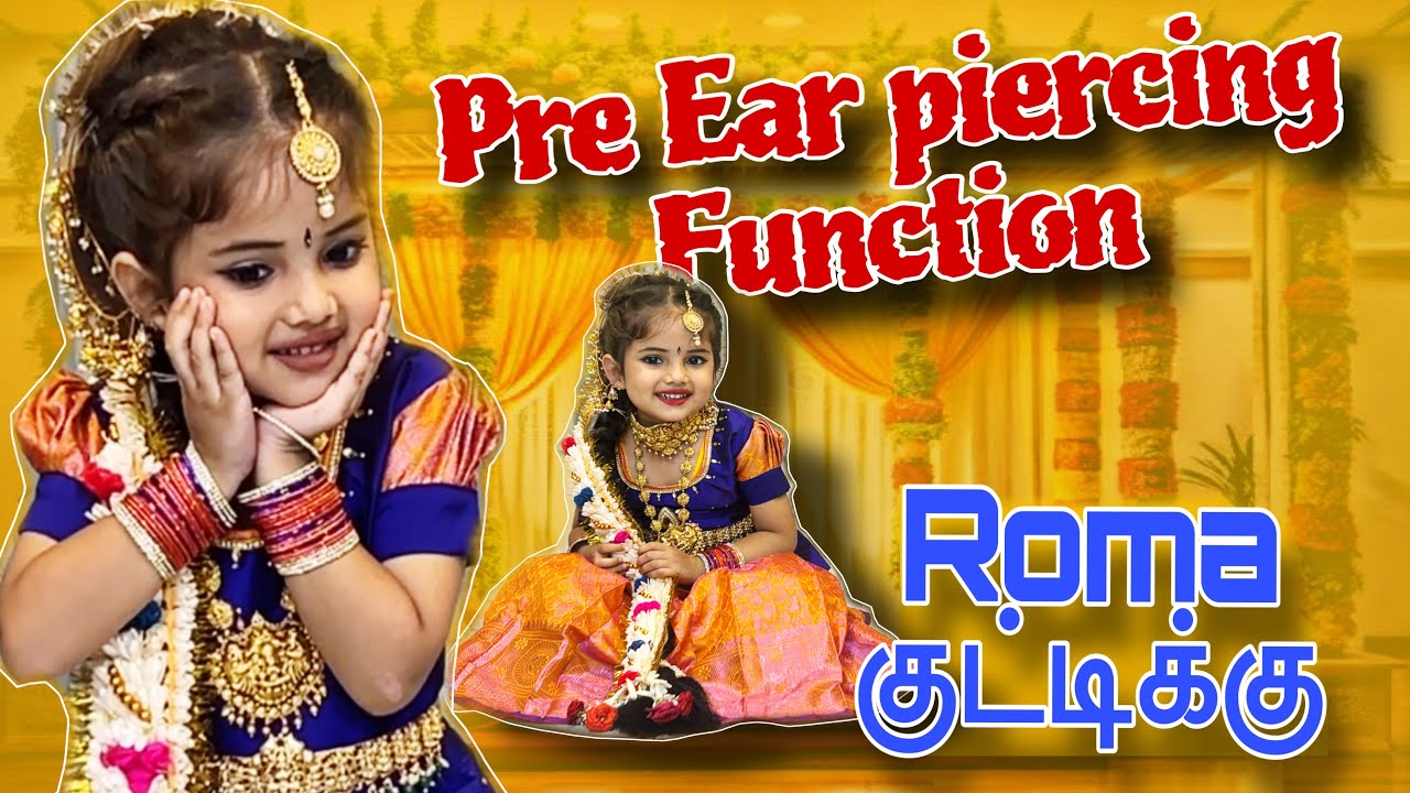 Roma Pre காதணி Function🥰 மொட்டைகு Before மட்டை பூ Photo Shoot BTS📷 Dance With அப்பா💃🏻Pose வேற மாறி❗