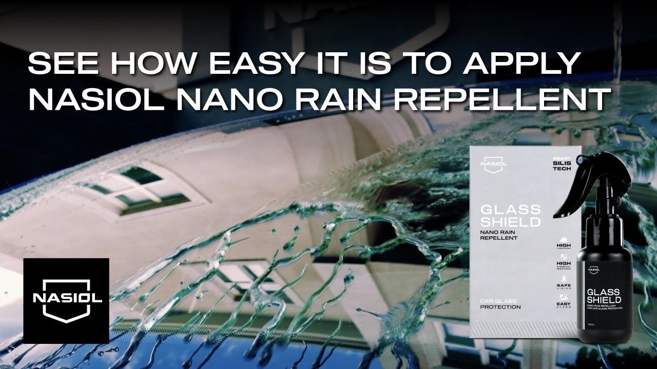How to Apply Nasiol Nano Rain Repellent: GlasShield | Step-by-Step Windshield Protection