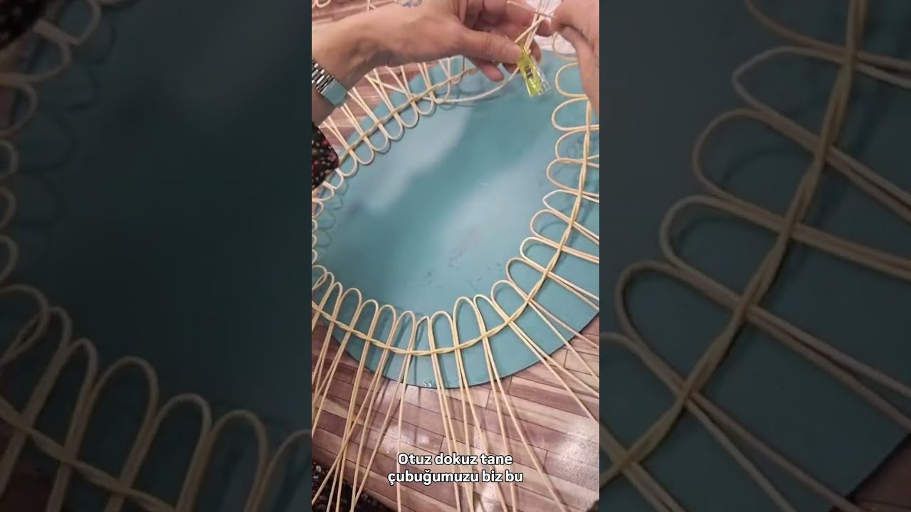 Rattan ayna nasıl yapılır? Bölüm 1. Hazırlık&Başlangıç