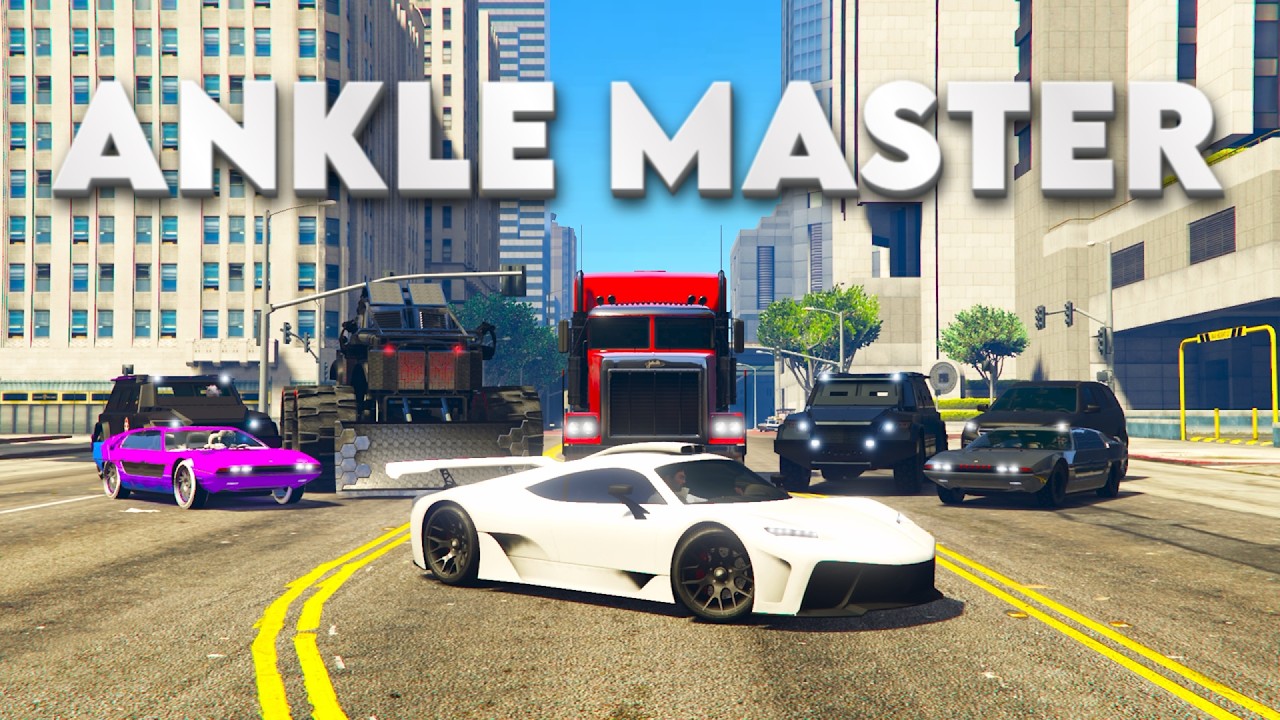 Becoming the ANKLE BREAK MASTER of Manhunt Drivers in GTA 5