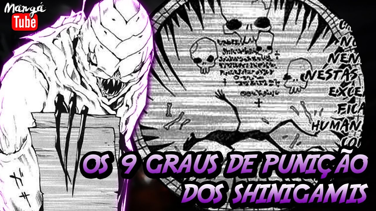 OS 9 GRAUS DE PUNIÇÃO DOS SHINIGAMIS | DEATH NOTE