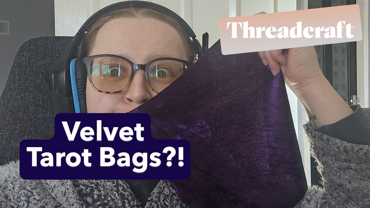 Threadcraft: Stitching Velvet Tarot Bags with Sacred Symbols