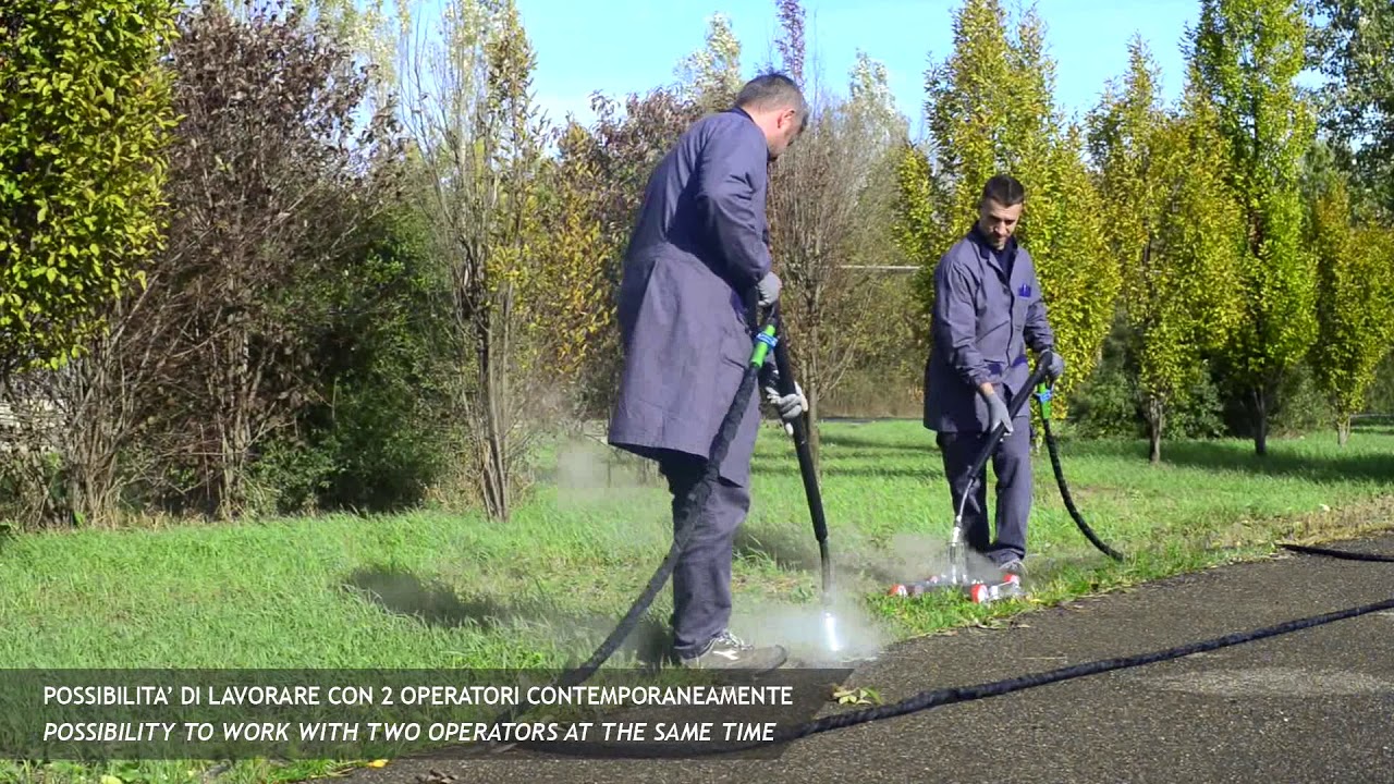 42 - diserbo ecologico con ECOPICK-UP weed control with ECOPICK-UP