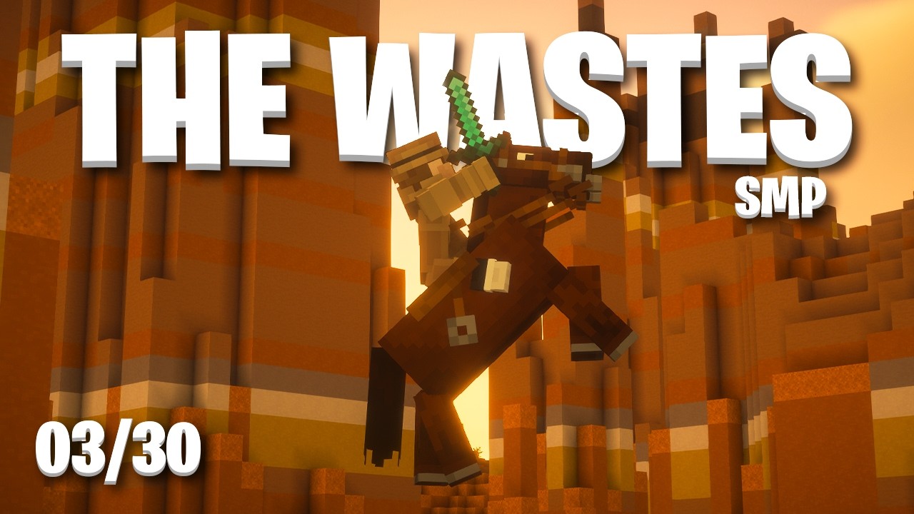 Can I get MAXED in 1 HOUR? | The Wastes SMP | Day 4/30