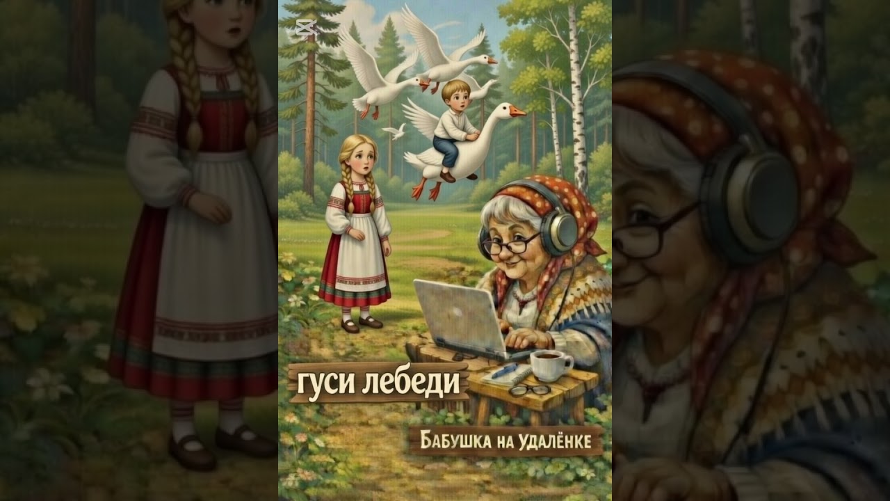 Сказка «Гуси лебеди» аудиосказка для детей, сказки перед сном 