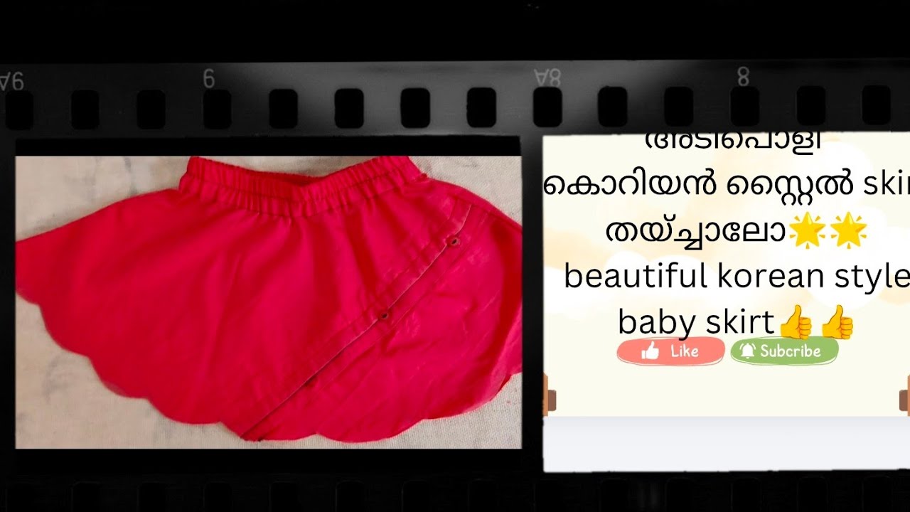 How to stitch korean model baby skirt#old shirts reusing#shirt diverting as skirt#@SimplyMomentsss 