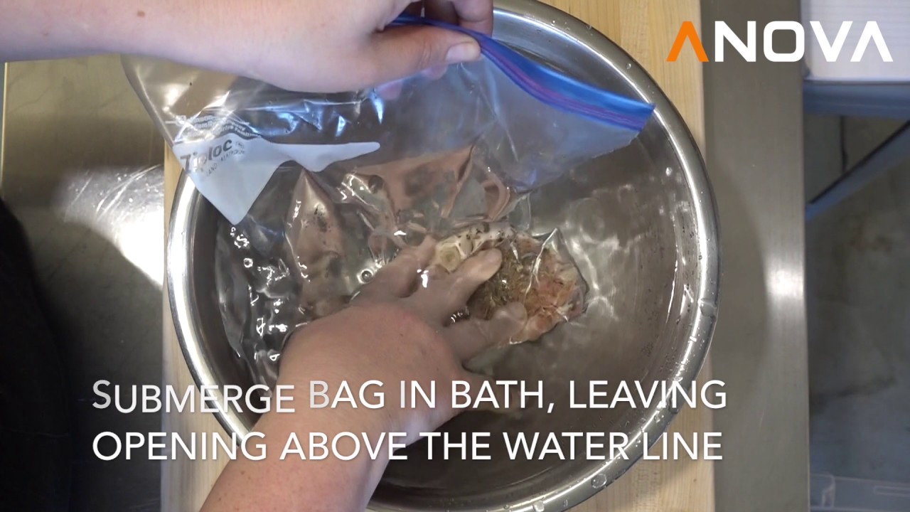 Water Immersion Method For Sous Vide