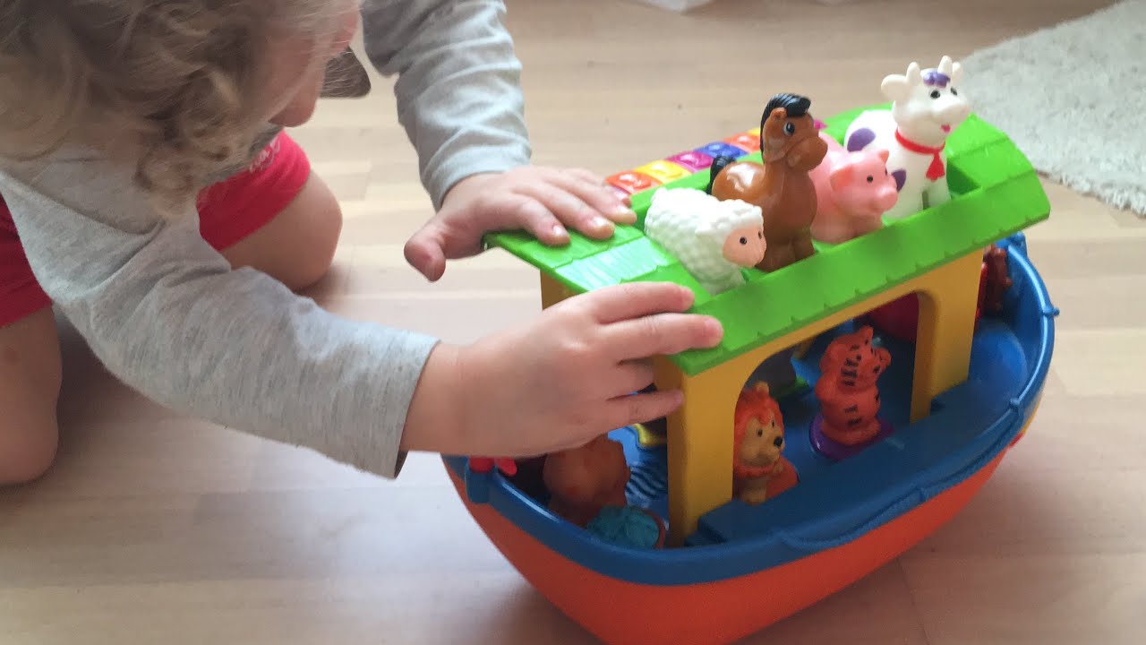 Ноев ковчег Kiddieland. Интерактивный корабль, сортер | Игрушки для детей