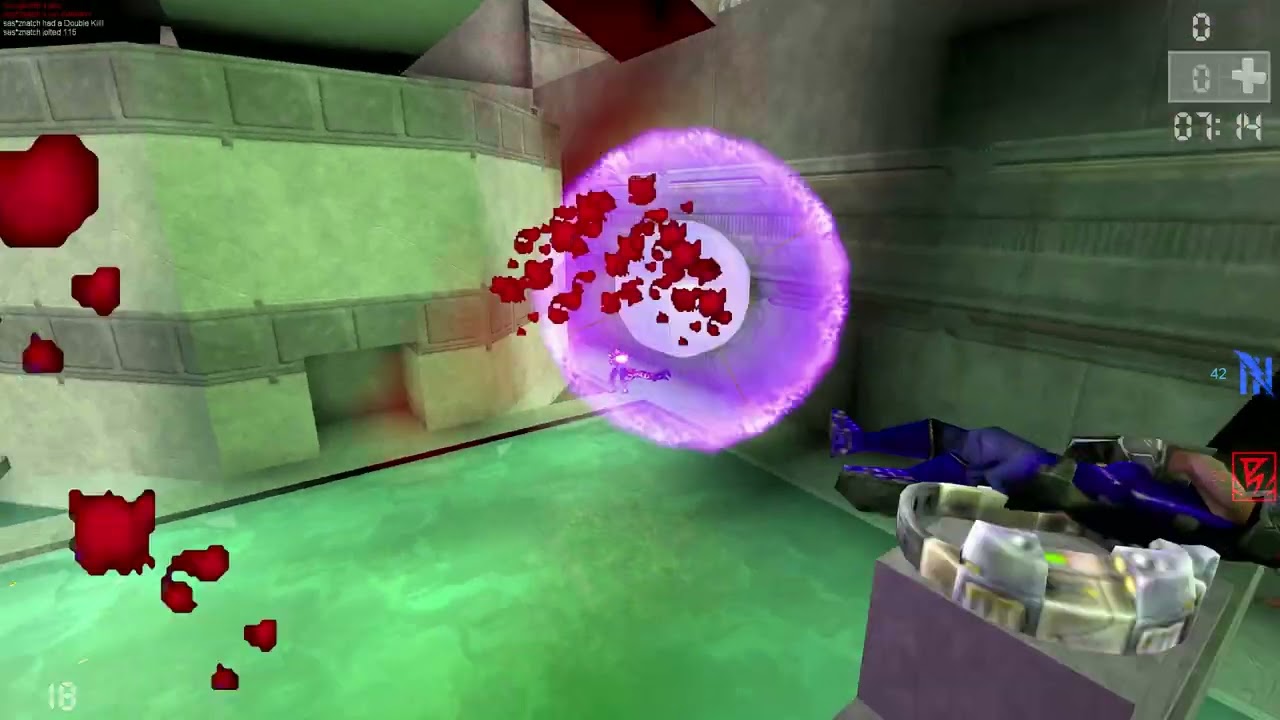 gsn- & arktOz vs. sas*znatch & sas*w)v on DM-Deck 16 | 2v2 TDM Unreal Tournament in 2024