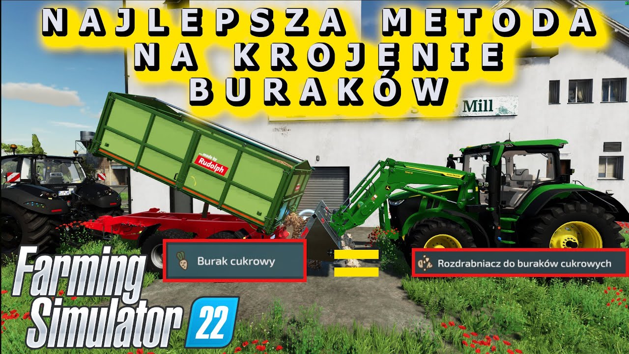 Najlepsza metoda na siekanie burakow Farming Simulator 22