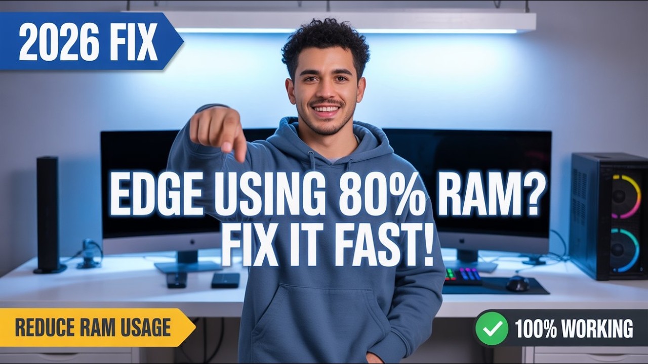 Microsoft Edge Using 80% of Your RAM? Fix High Memory Usage Fast (2026)