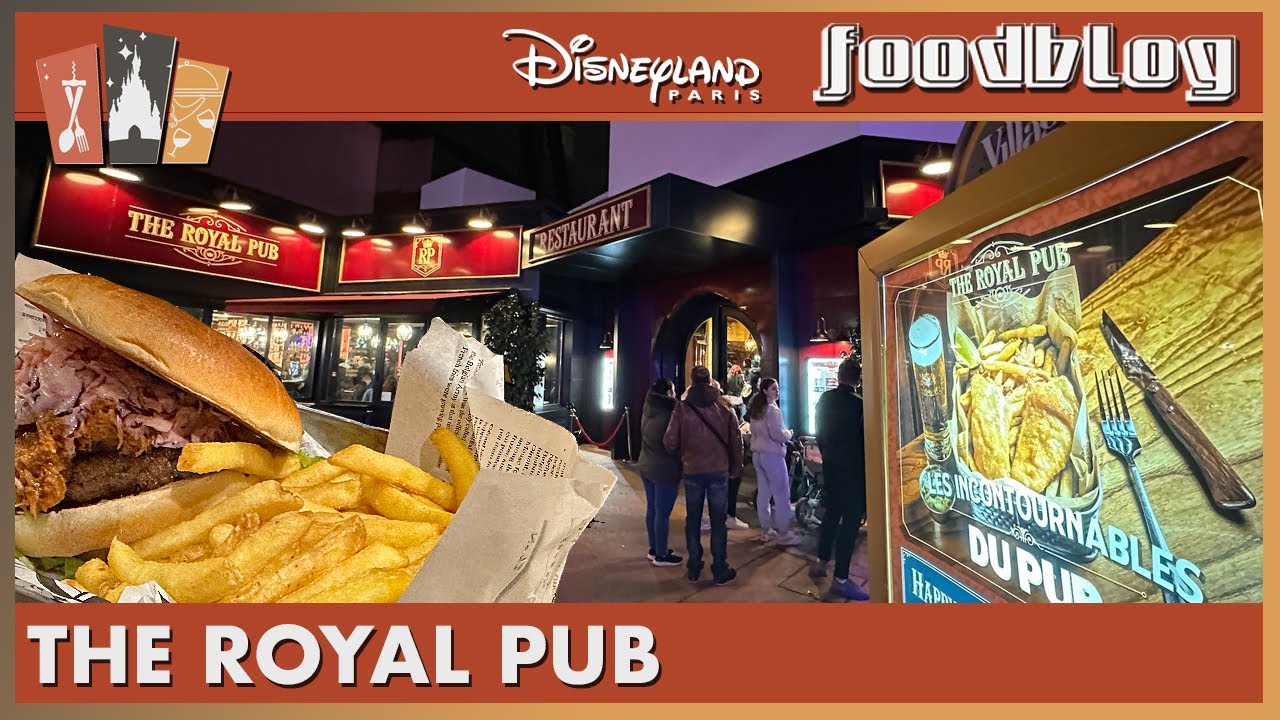 🍔 The Royal Pub former King Ludwig's Castle at Disney Village in Disneyland Paris 2023